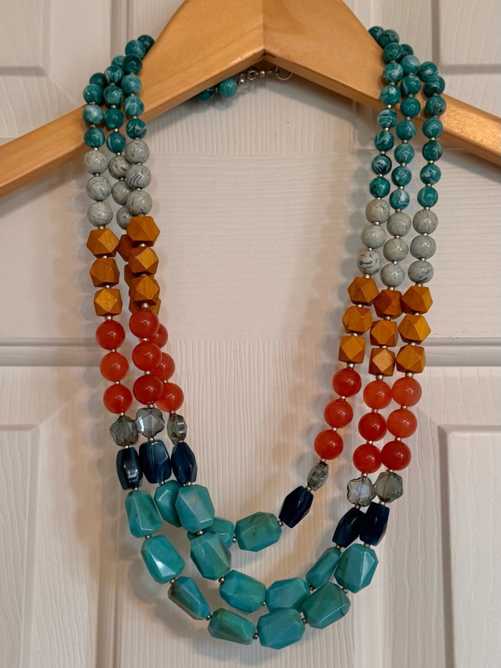Anthropologie Beaded Statement Necklace